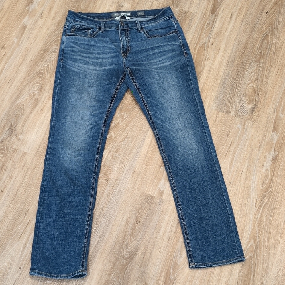💙💥 BKE Straight Leg Blue Jeans Women's size 33L 💙💥